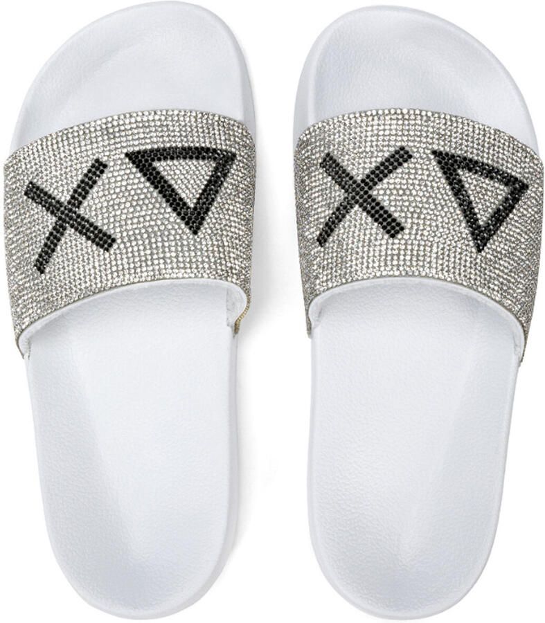 Sun68 Slippers LOGO STRASS Dames Sandalen Muiltjes Slippers Badsandalen X35205 - Foto 5