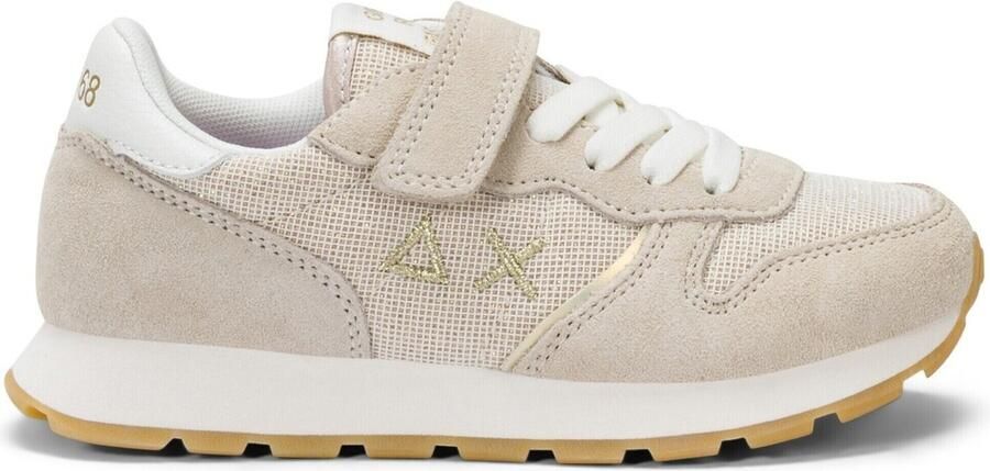 Sun 68 Sneaker 's Ally Glitter Textile Kid Oro Goud - Foto 3