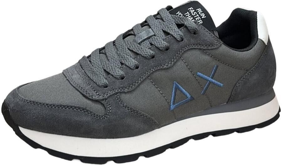 Sun68 Tom Solid Heren Sneakers Schoenen Grijs Z46101 - Foto 2