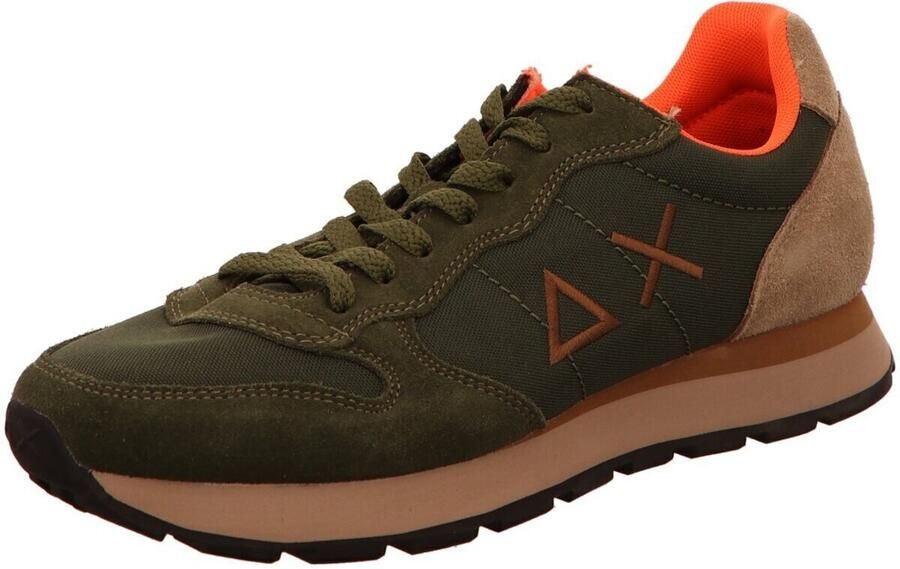 Sun 68 Heren Sneaker Tom Solid Dark Military Kaki - Foto 2