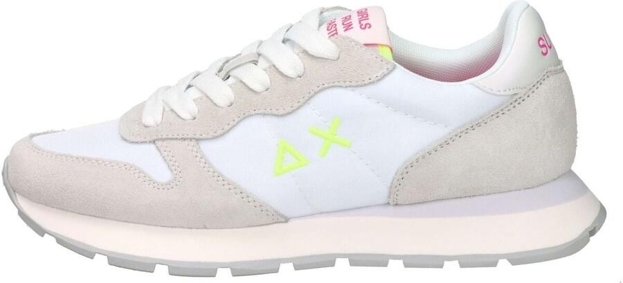 Sun68 Lage Sneakers Z36201 Ally Solid Bianco Fuxia - Foto 3