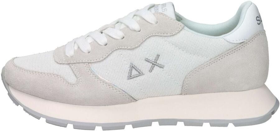 Sun68 Lage Sneakers Z36203 ALLY GLITTER TEXTILE-330 01 BIANCO - Foto 5