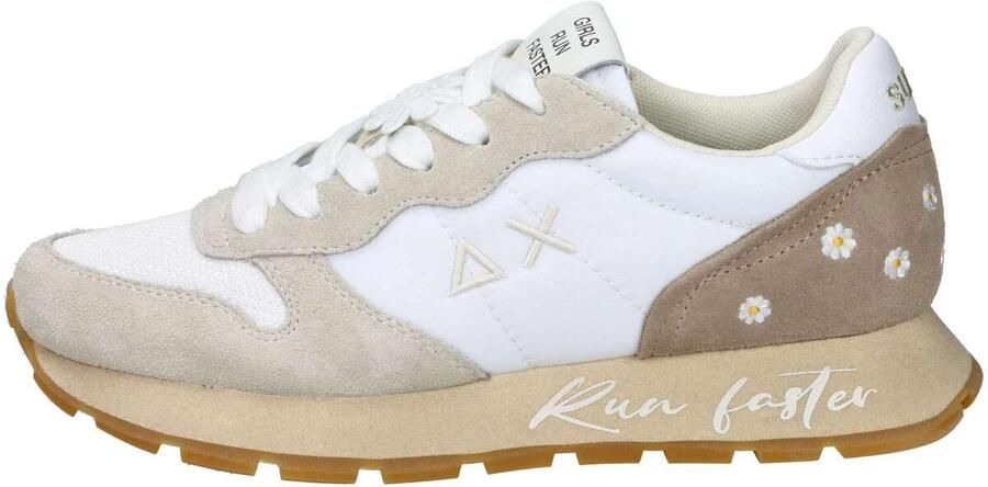 Sun68 Dames Lage sneakers Ally Vintage Wit Textiel - Foto 5
