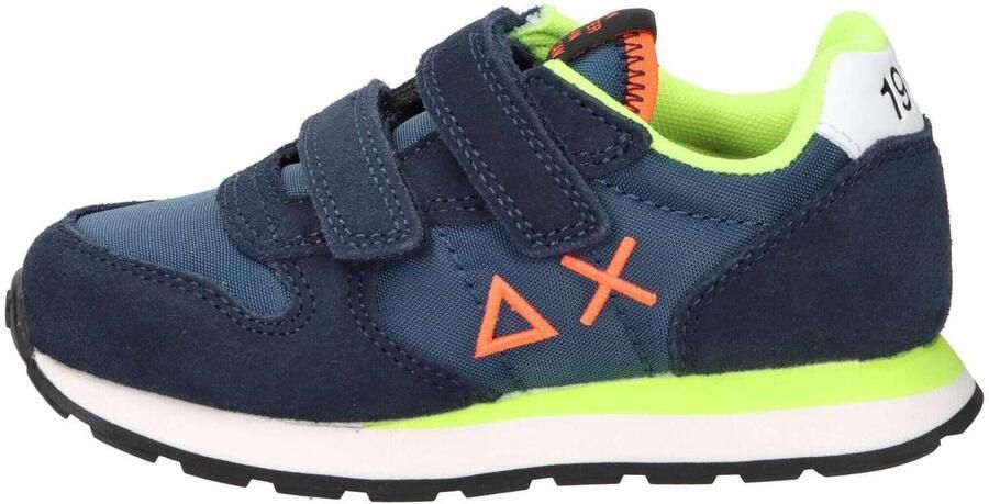 Sun68 Boys Tom Fluo Sneakers Jongens Donkerblauw - Foto 11