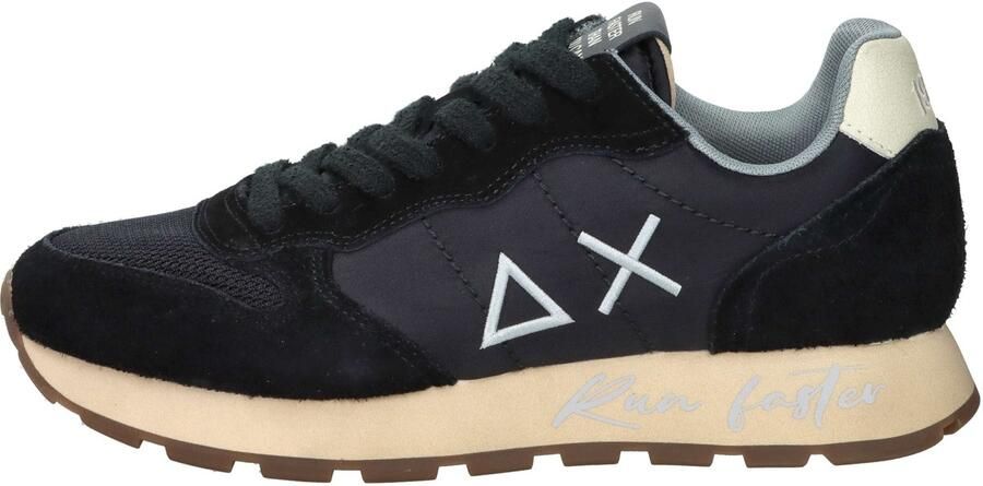 SUN68 Sneakers laag 'Men's Tom Vintage Nylon and Suede Sneaker' zwart - Foto 2