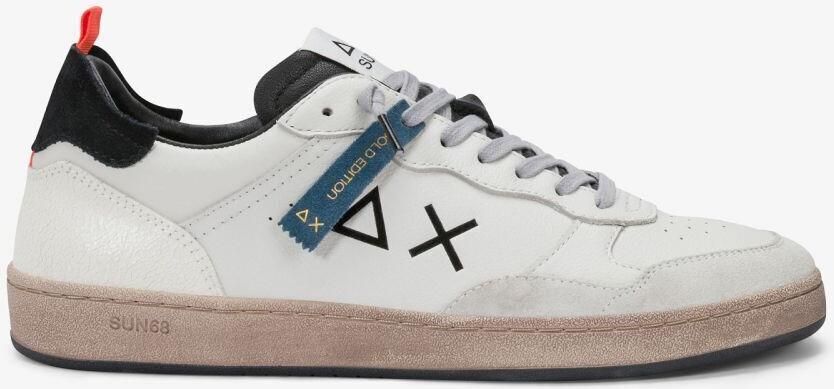Sun68 Sneakers Z46146 URBAN BASKET 177-31 BIANCO PANNA
