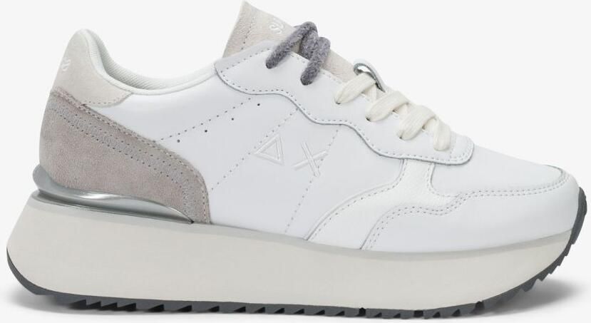 Sun68 Sneakers Z46217 BIG ALLY LEATHER 200-01 BIANCO - Foto 2