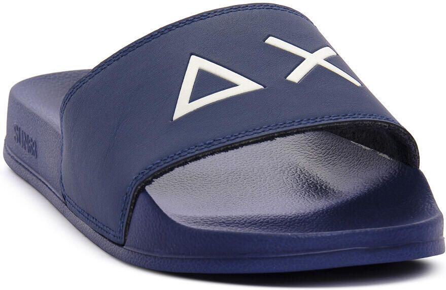 Sun68 Teenslippers X36110 SLIPPERS LOGO-94 07 NAVY BLUE - Foto 2
