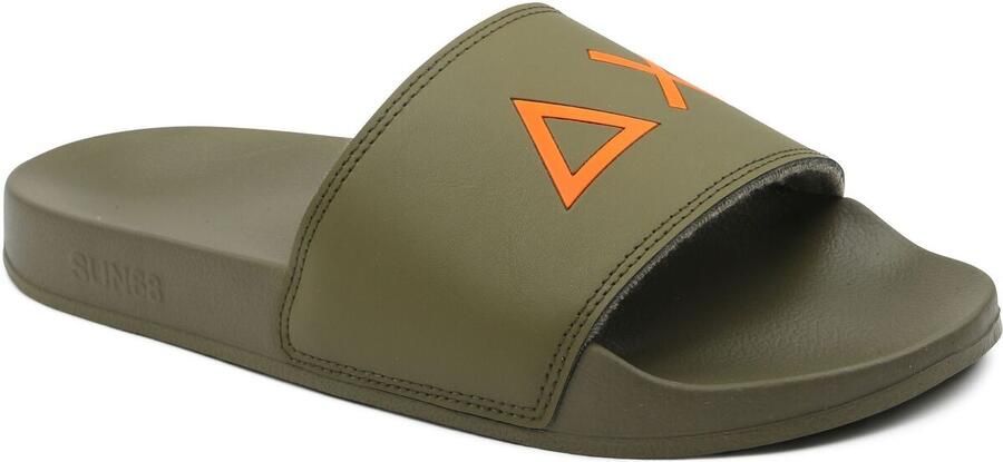 Sun68 Teenslippers Slippers Logo Army
