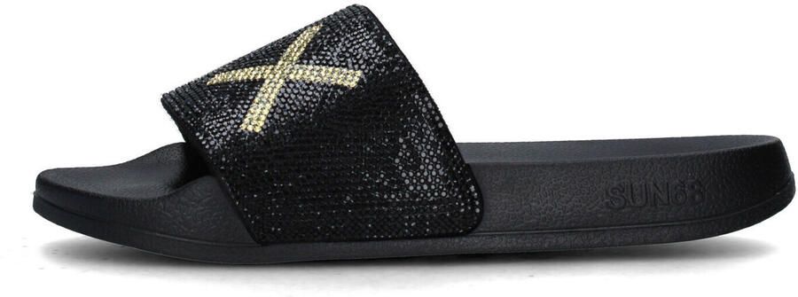 Sun68 Slippers LOGO STRASS Dames Sandalen Muiltjes Slippers Badsandalen X35205 - Foto 5