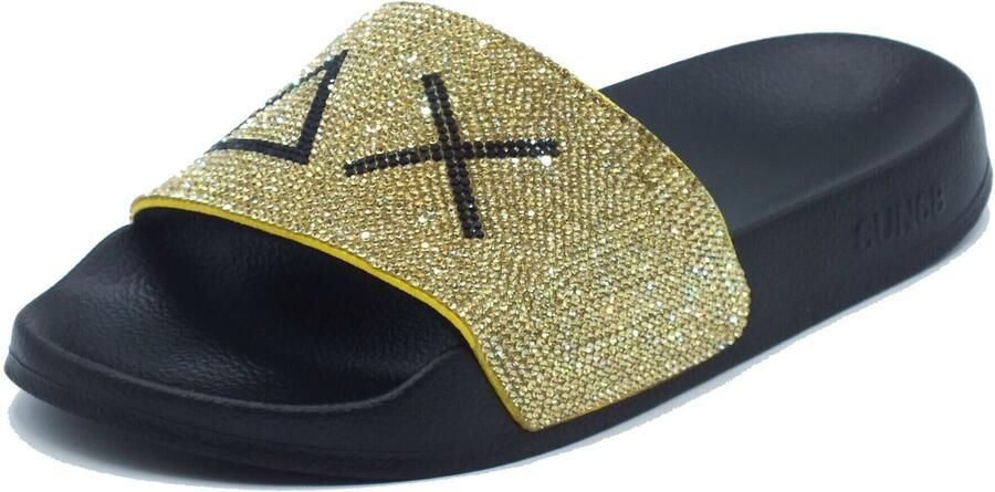 Sun68 Teenslippers X36211 Slippers Strass Logo Nero - Foto 2