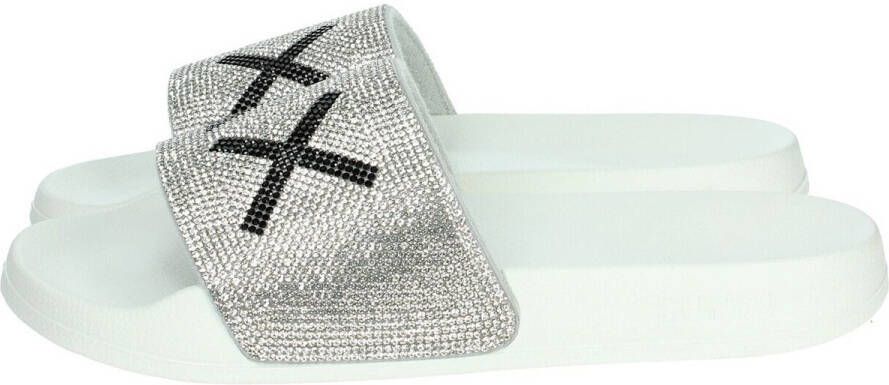 Sun68 Slippers LOGO STRASS Dames Sandalen Muiltjes Slippers Badsandalen X35205
