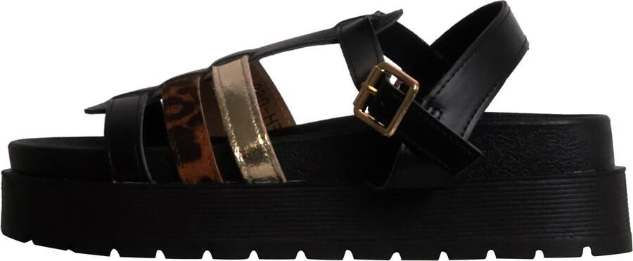 Super Mode Platte sandalen met bandjes van Joalice Paris - Foto 3