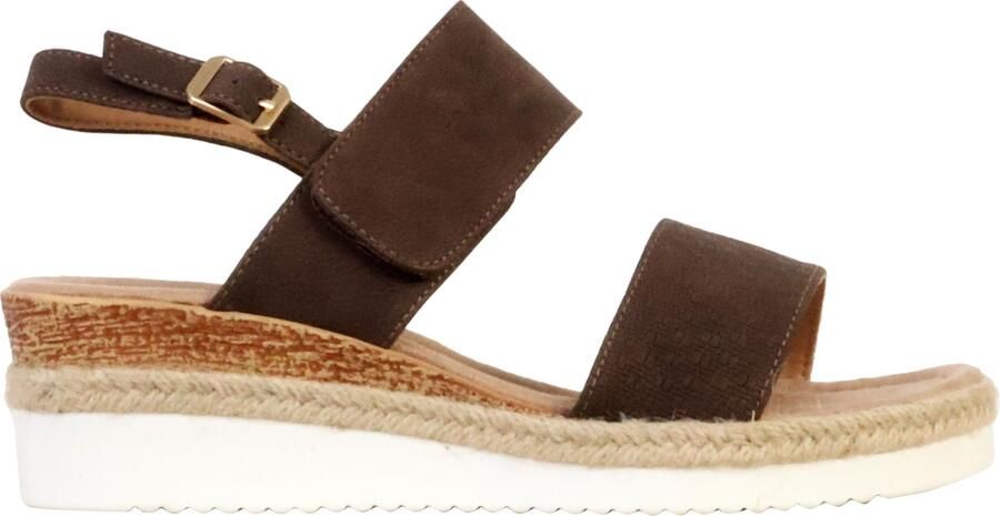 Super Mode Sandalen met sleehak en riempje - Foto 2