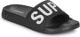 Superdry Sport Code Core Pool Slide badslippers zwart wit - Thumbnail 2