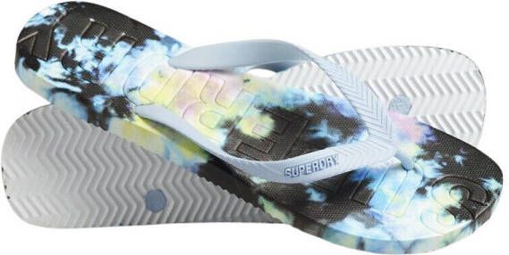 Superdry Teenslippers Tongs à effet Tie Dye Code