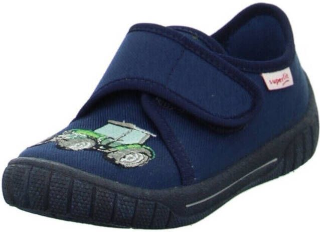 Superfit pantoffels Bill WMS wijdte-meetsysteem: middel met borduurwerk