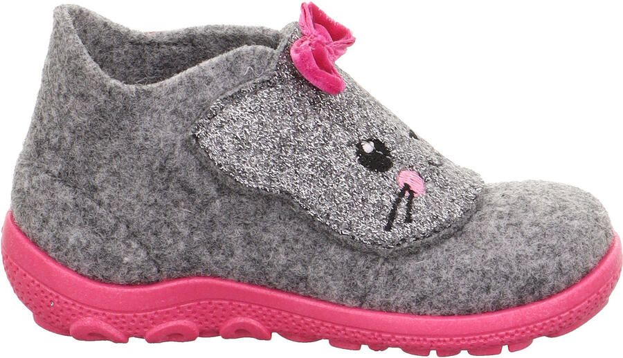 Merkloze Kinderpantoffels Octopus Wolvilt Comfort & Grip