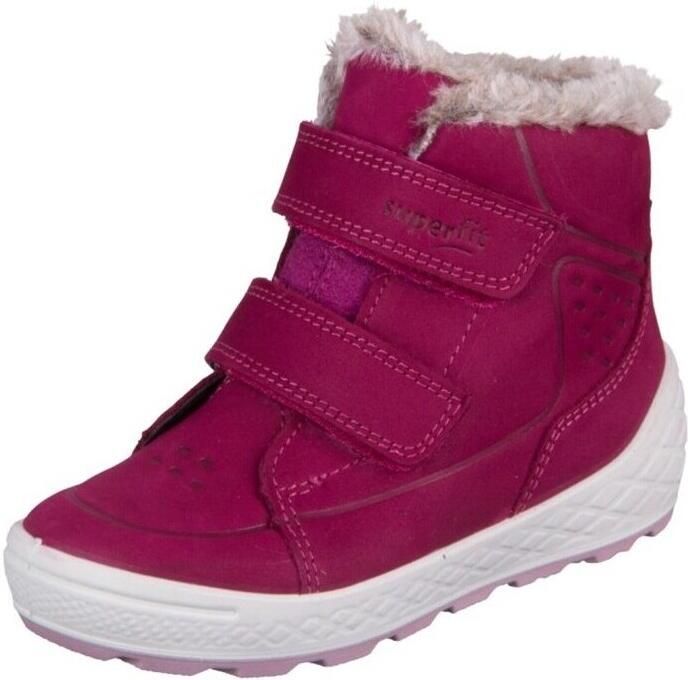 Superfit Snowboots Groovy Rot Nubuk Textil