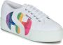 Superga Lage Sneakers 2790-COTWPRINTEDLOGOGLITTER - Thumbnail 4