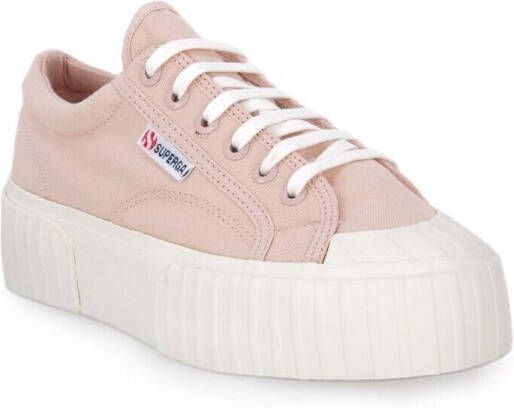 Superga Scarpa 2631 LOW Stripe Platform Pink Dames - Foto 2