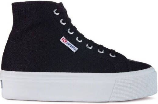 Superga 2705 Hi Top plateau sneakers zwart - Foto 3