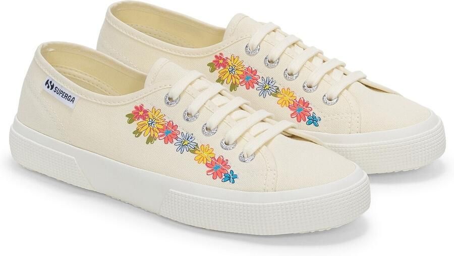 Superga Lage Sneakers 3750 FLOWER PRINT LEGGERA
