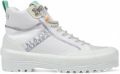 Superga Witte stoffen damessneakers herfst winter - Wit