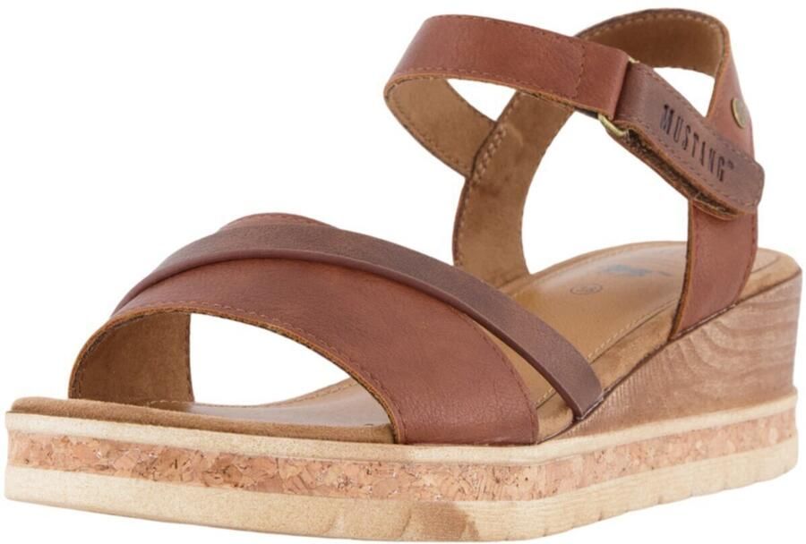 Supremo Sandalen met sleehak