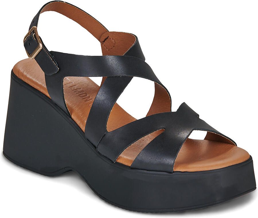 Sweet Lemon Sandalen met sleehak COLIBRI