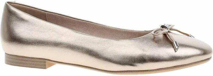 Tamaris Ballerina's met strikdetail en strass-steentjes