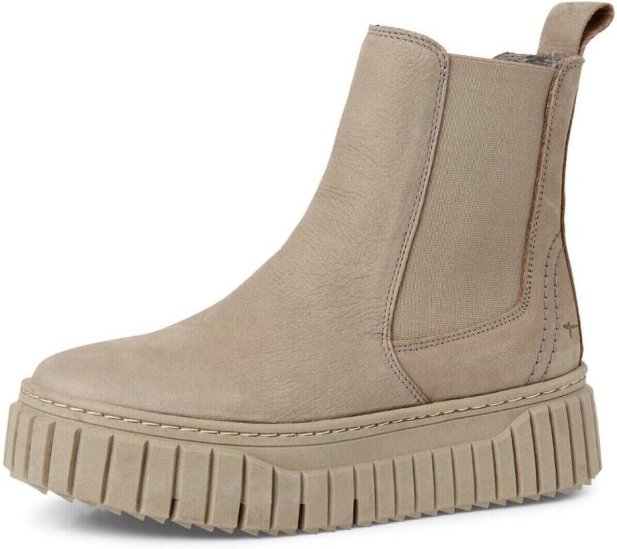 Tamaris dames Chelsea laars 1-25445-45 200 leren enkellaars dames grijs - Foto 2