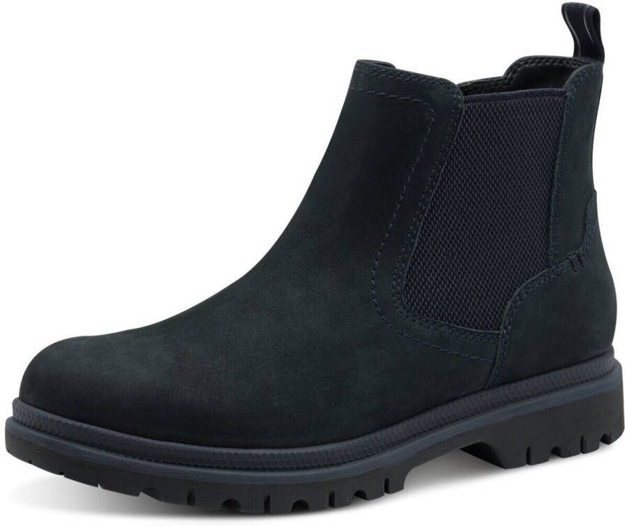 Tamaris Chelsea-boots blokhak basic laarzen enkellaarsjes met subtiele siernaden - Foto 2