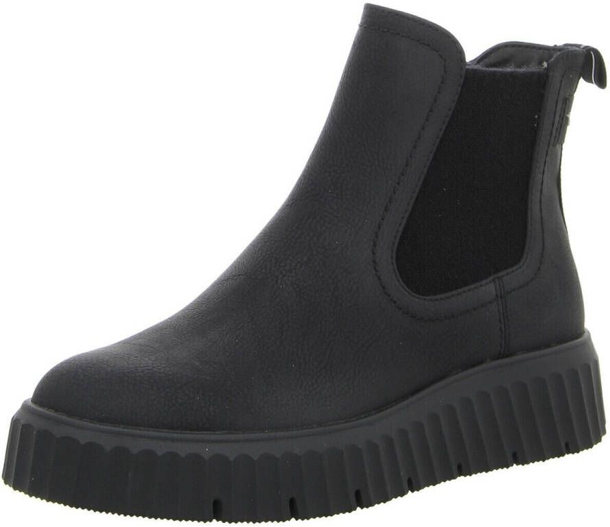 Tamaris dames enkellaars 1-25420-45-001 Laarzen dames gevoerd zwart