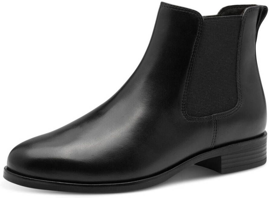 Tamaris Chelsea-boots blokhak basic enkellaarsjes met antiek finish - Foto 2
