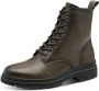 Tamaris Hoge veterschoenen blokhak veterlaarsje in trendy used look - Thumbnail 1