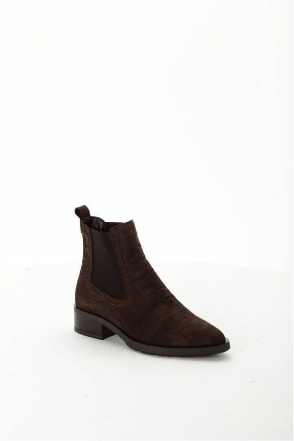 Tamaris Veterlaarsjes blokhak veterschoenen zakelijke schoen met subtiele siernaden - Foto 5