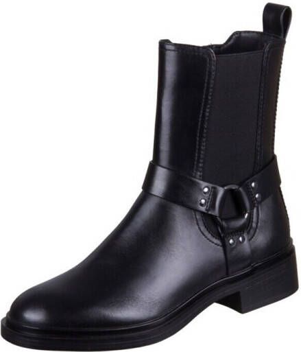 Tamaris Bikerboots blokhak chelseaboots enkellaars met decoratieve band en studs - Foto 3