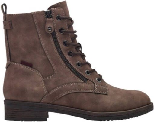 Tamaris Hoge veterschoenen SHAE blokhak veterschoenen laarsjes met decoratieve ritssluiting - Foto 2