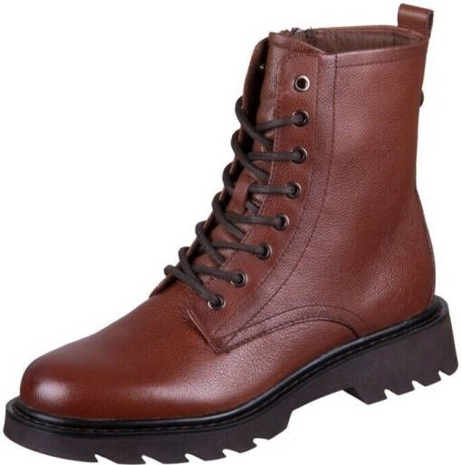 Tamaris Veterlaarsjes blokhak veterboots met schachtomwikkelende veters - Foto 3