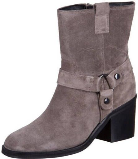 Newd Tamaris Laarsjes van leer in bikerlook