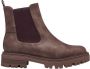 Tamaris Chelsea-boots blokhak enkellaars laarzen met textielband aan de hiel - Thumbnail 2