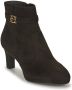 Tamaris Blauwe Stijlvolle Dames Enkellaars met 7cm Hak Blauw Dames - Thumbnail 3