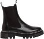 Tamaris dames chelsea boot leren laarzen enkellaars vrouwen leer M2549141 zwart - Thumbnail 2