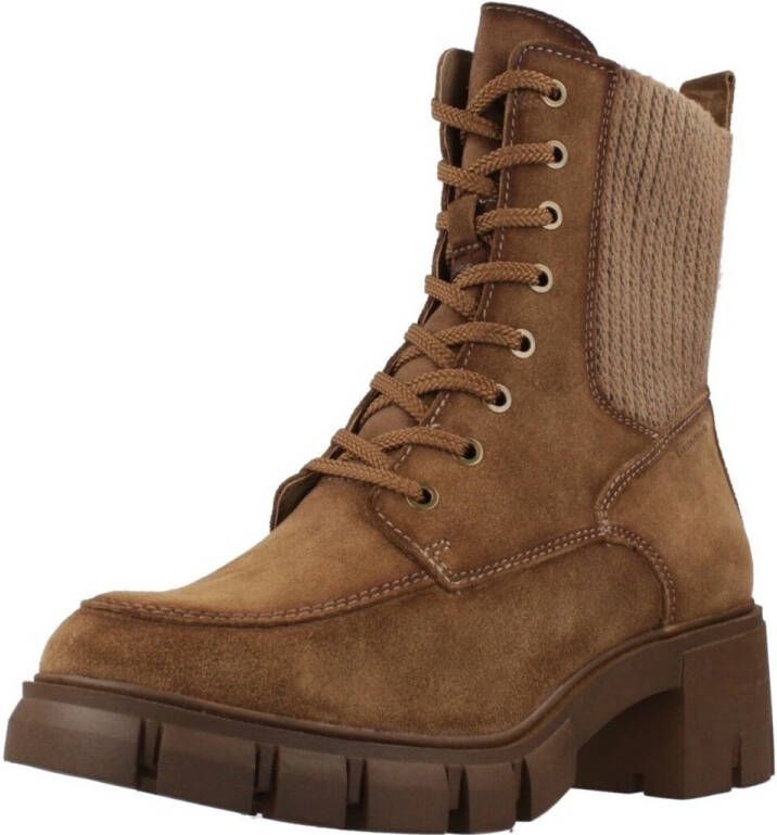 Tamaris dames leren laarzen enkellaarsjes vrouwen 1-25972-45 310 Camel M2527245 - Foto 5