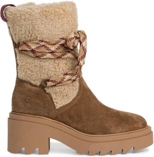 Tamaris Winterlaarsjes met opgestikte vetersluiting - Foto 2