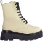 Tamaris Beige Casual Gesloten Enkellaarsjes Beige Dames - Thumbnail 3