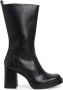 Tamaris Zwarte Elegante Gesloten Enkellaarsjes Black Dames - Thumbnail 2
