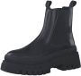 Tamaris dames leren Chelsea boot 1-25494-41 003 warme laarzen M2549441 zwart - Thumbnail 2