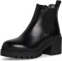 Tamaris dames chelsea boot leren laarzen enkellaars vrouwen leer M2545941 zwart - Thumbnail 3